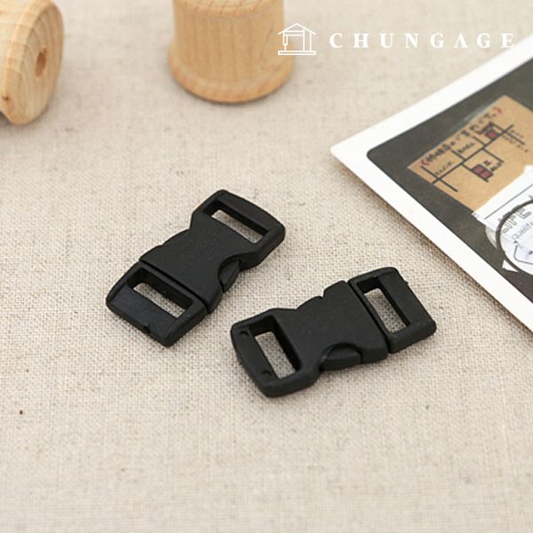 똑딱버클 플라스틱 2개입 내경 20mm - 상품 이미지