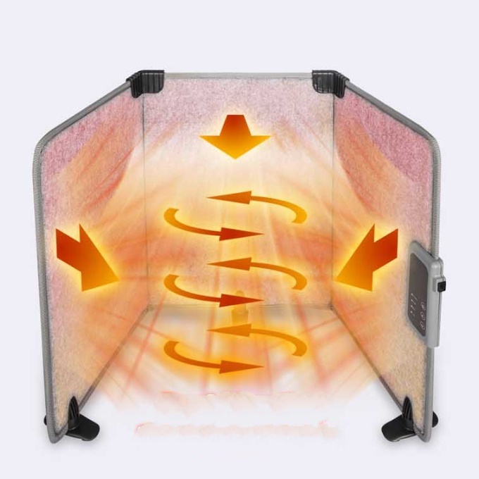 사무실 난방기 발 온열기 접이식 발난 난로 책상 밑 난로