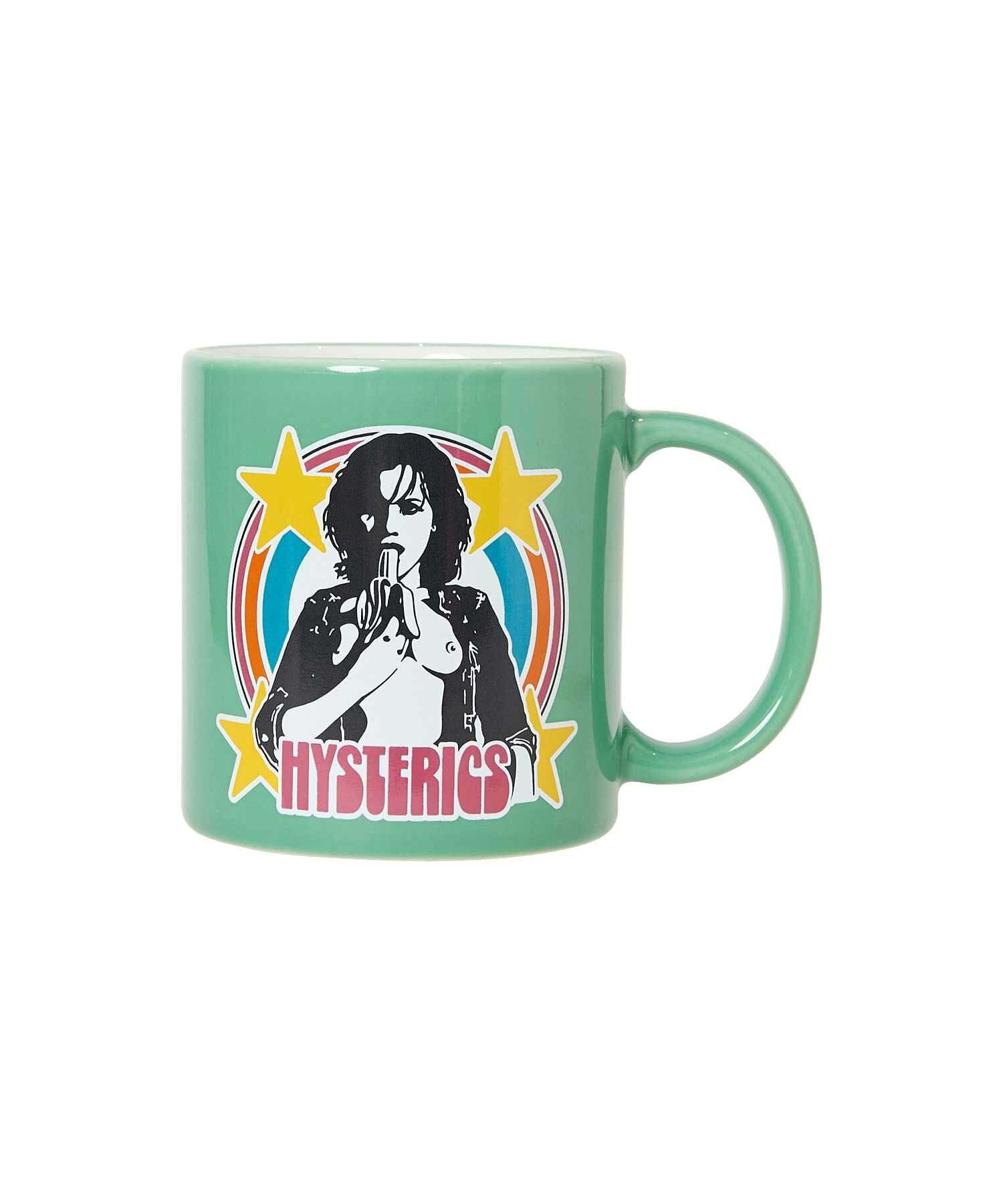 히스테릭글래머 HYSTERIC GLAMOUR MOMAN BANANA 머그 컵 2컬러 - 상품 이미지