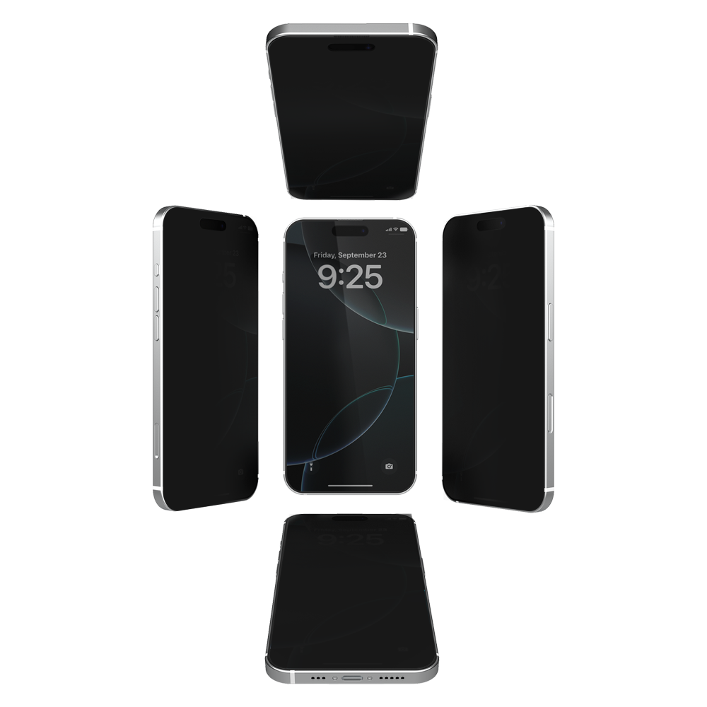 아이쉘 360도 사생활보호 지문방지 강화유리 액정보호 필름 아이폰11, 1매입