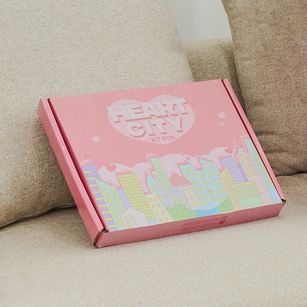 하트풀 트래블 세트 6종 (하트시티 35+42+72cm+키트박스+스누피 압축 파우치 XS 큐컴+신발파우치) 캐리어 - 상세 이미지 5