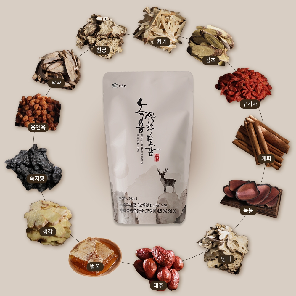 맑은샘 김순렬 쌍화보감 쌍화차 30포 한방차 - 상세 이미지 3