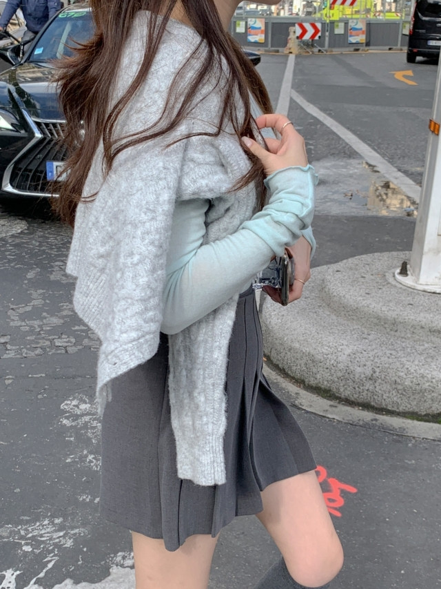✨후기극찬!💕URBANE MADE💕 조이 크롭 케이블 알파카 꽈배기 가디건 (3c) 상세 이미지 234