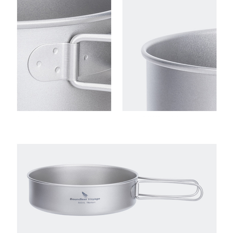 대륙의 벨락웍 티타늄 코펠 접시 백패킹 후라이팬 캠핑웍