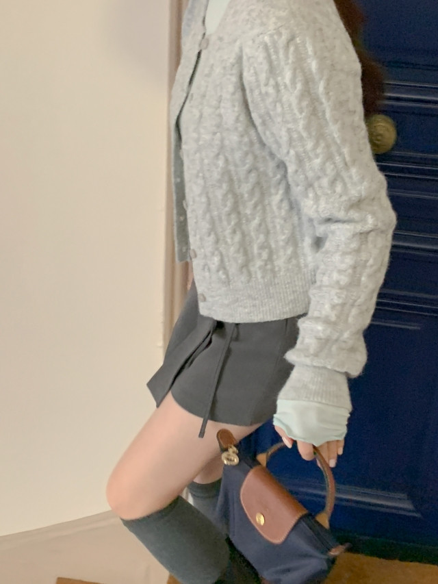 ✨후기극찬!💕URBANE MADE💕 조이 크롭 케이블 알파카 꽈배기 가디건 (3c) 상세 이미지 178