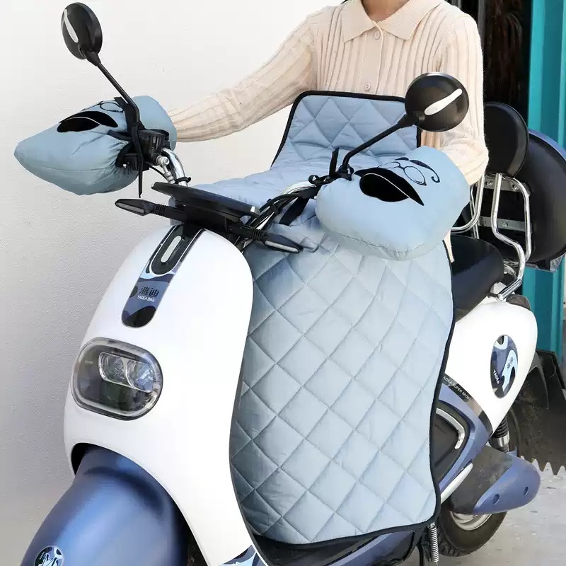 오토바이 무릎담요 보온 커버 스쿠터 따뜻한 방풍 바람막이 다리 하체 배달 바이크 - 상품 이미지