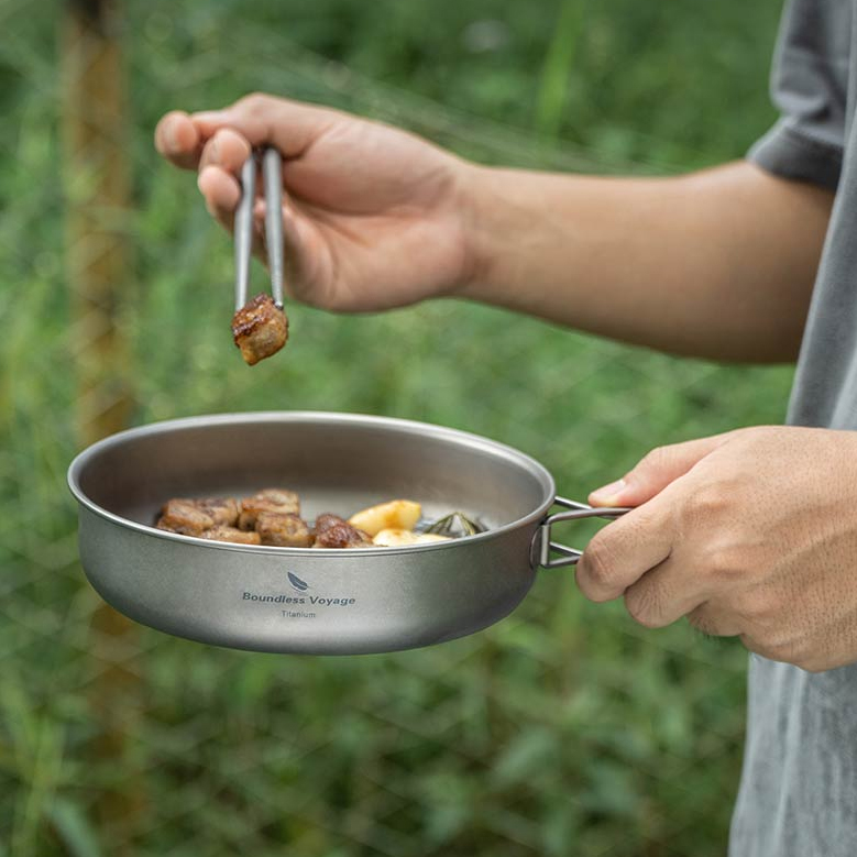 티타늄 후라이팬 캠핑 프라이팬 백패킹 벨락웍 백마팬