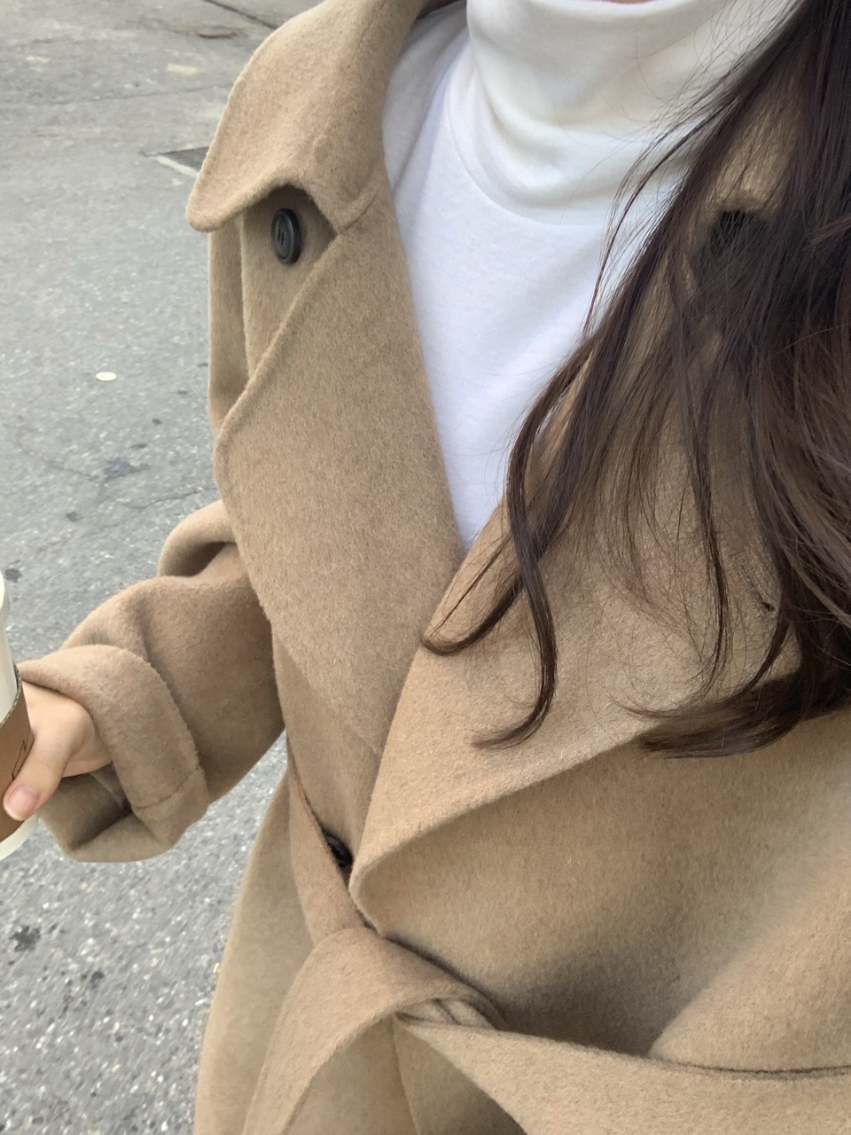 프렌치 핸드메이드 더블 코트 (3color) 상세 이미지 7