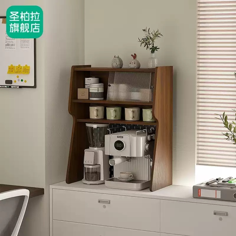 커피장 카페장 빈티지 컵진열장 엔틱 그릇장 찬장 원목 주방 찻장 미니찬장 - 상세 이미지 2