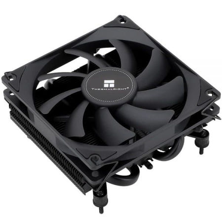 [해외]써멀라이트 Thermalright AXP90-X36 블랙 로우 프로파일 CPU 에어 쿨러, 높이 36mm, TL-9015B 슬림 PWM 팬, AGHP 기술, AXP90 X3