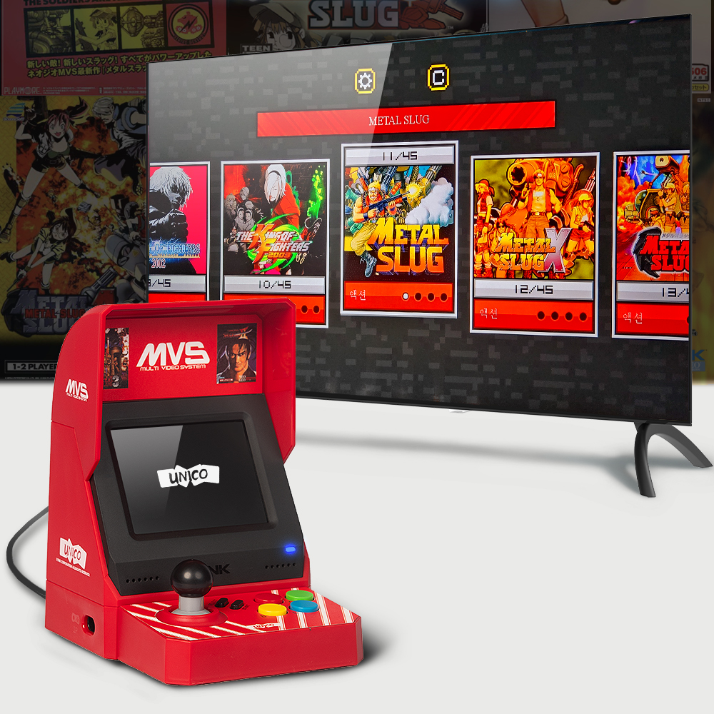 SNK 네오지오 NEOGEO MVS mini 아케이드 게임기 / Authorized license 정품 레트로게임기 - 상세 이미지 4