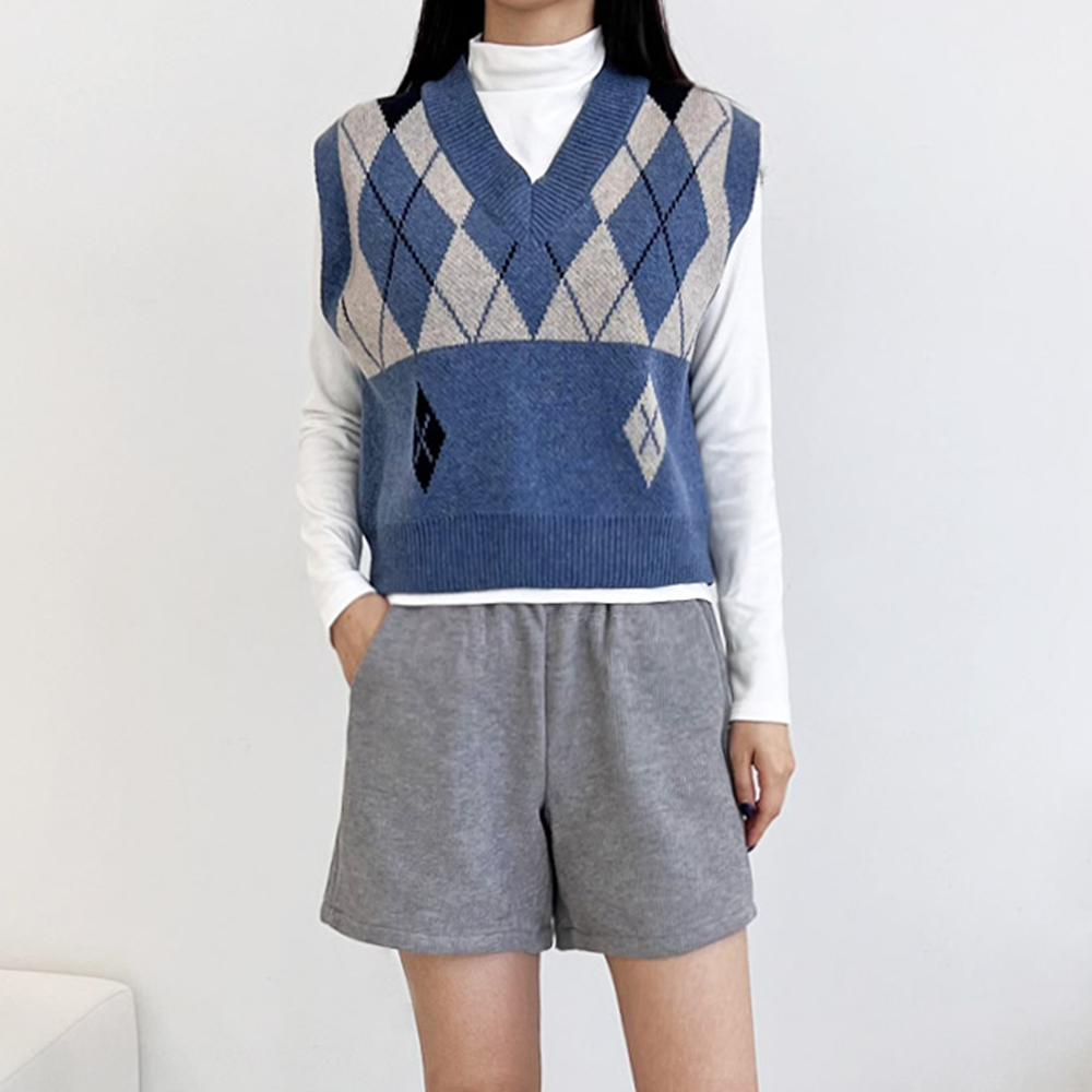 코듀로이밴딩반바지 기모 골덴 겨울 3부 짧은 숏팬츠 - 상세 이미지 5