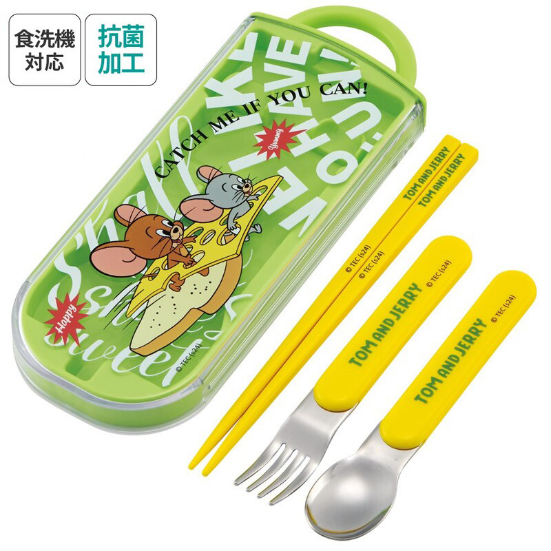 [발주상품 2~4 영업일 후 발송예정] 스케이터 톰과제리 EAT.EAT.EAT 캐릭터 슬라이드식 항균 트리오 세트 TACC2AG - 하카타몰