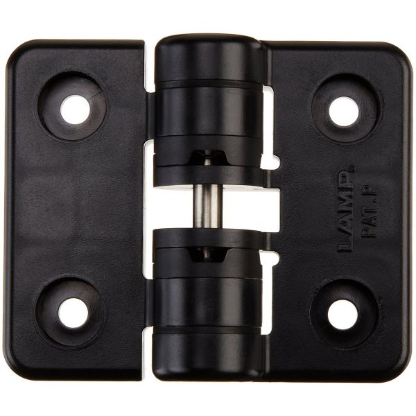 구멍이 있는 스가츠네의 램프 스가츠네 HGYJ50BL 폴리아세탈 디텐트 힌지 50mm 잎 높이 60mm 열린 너비 5파운드 인치 토크 블랙 : 비비드샵6