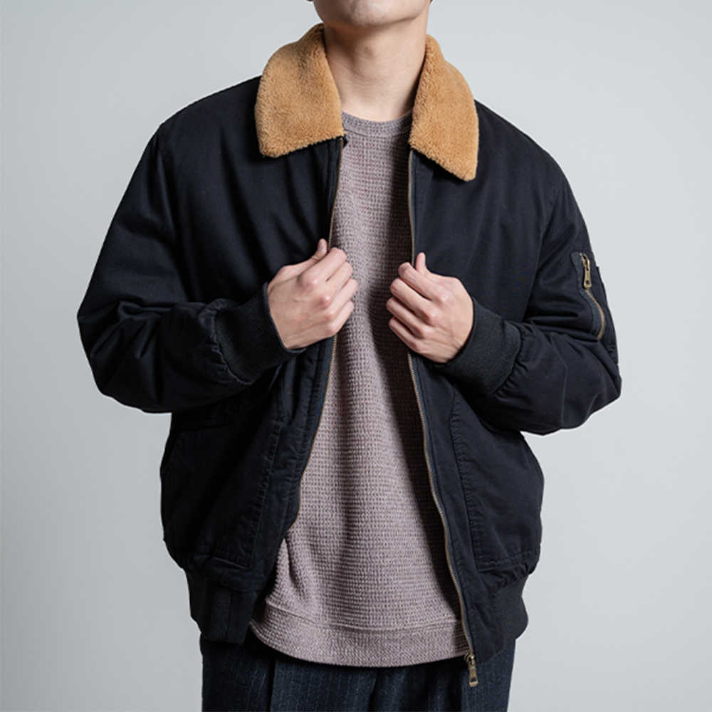 항공 점퍼 데일리 남자 캐쥬얼 간절기 가을 봄 겨울 남성 자켓 남학생 숏 긴팔 아우터 - 상품 이미지