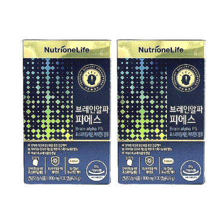 뉴트리원 브레인알파 피에스 포스파티딜세린 800mg x 30캡슐 2박스