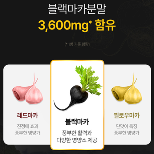 비웰 류신 블랙마카 아르기닌 두충 60정 3박스 6개월 활력 에너지 충전 피로 효능 효과 이미지 6