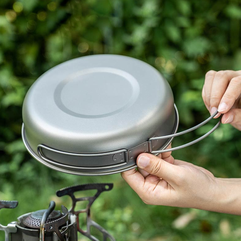 티타늄 후라이팬 캠핑 프라이팬 백패킹 벨락웍 백마팬