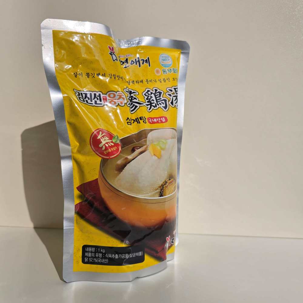 자연애계 웅추삼계탕 1kg 3봉 국내산 보양식 - 상세 이미지 3