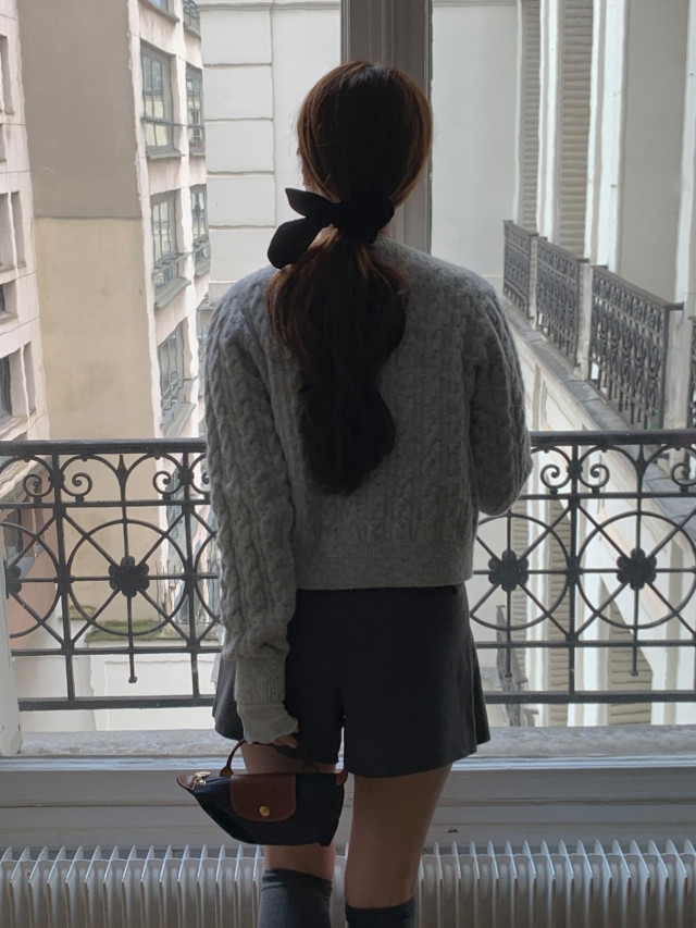 ✨후기극찬!💕URBANE MADE💕 조이 크롭 케이블 알파카 꽈배기 가디건 (3c) 상세 이미지 176