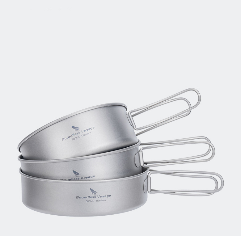 대륙의 벨락웍 티타늄 코펠 접시 백패킹 후라이팬 캠핑웍