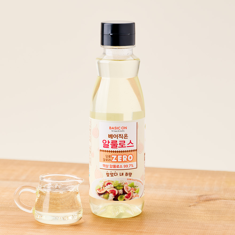 베이직온 비건 제로칼로리 알룰로스 시럽 440g, 1개 - 상품 이미지
