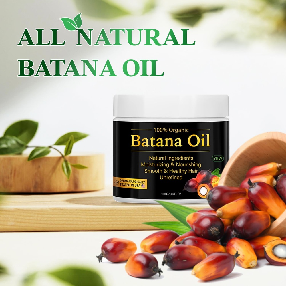 Batana Oil 천연 바타나 헤어오일 풍성한 헤어 온두라스산 남성 및 여성을 위한 갈라진 끝 제거 이미지 6