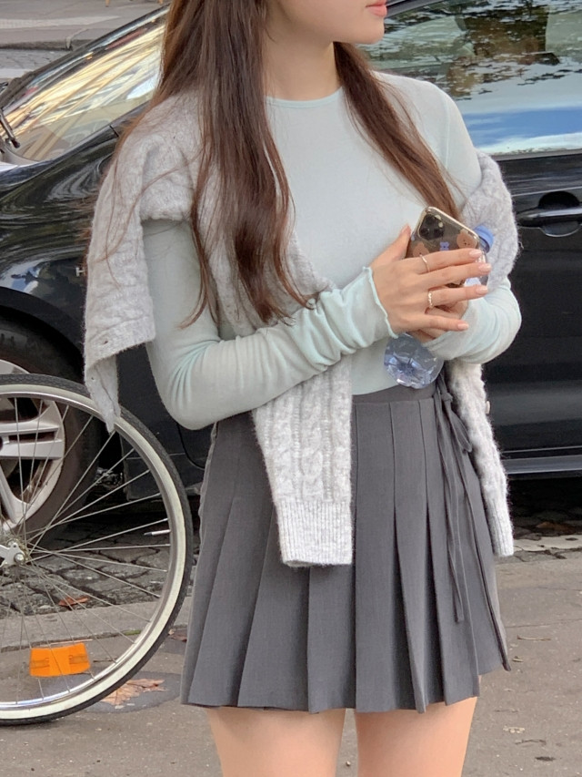 ✨후기극찬!💕URBANE MADE💕 조이 크롭 케이블 알파카 꽈배기 가디건 (3c) 상세 이미지 230
