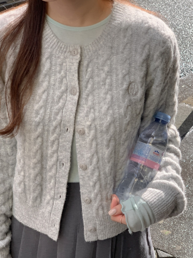 ✨후기극찬!💕URBANE MADE💕 조이 크롭 케이블 알파카 꽈배기 가디건 (3c) 상세 이미지 209