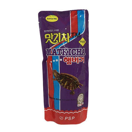 청거북전용 E.P사료 맛기차 햄버거 160g