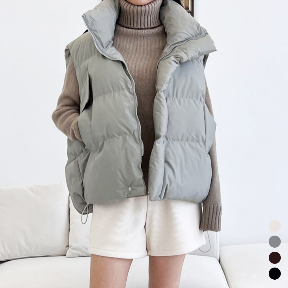 코듀로이밴딩반바지 기모 골덴 겨울 3부 짧은 숏팬츠 - 상품 이미지