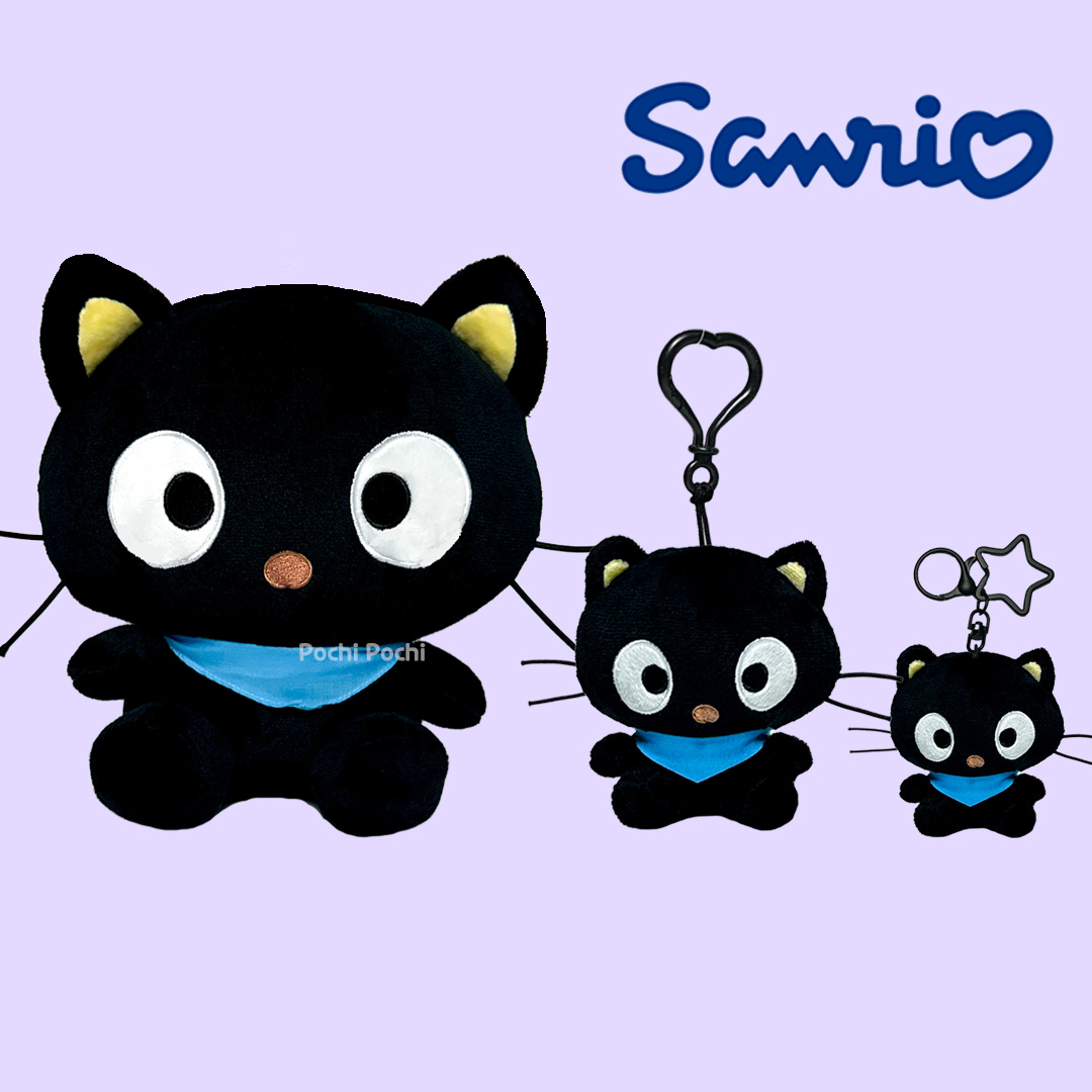 ねこ様　サンリオ サンリオチョコキャットドールキーリングブルースカーフバッグリング