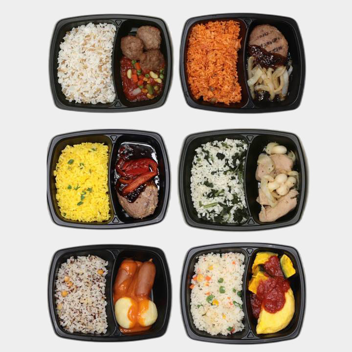 냉동 도시락 양많은 반찬 정기배송 직장인 편의점 간편 점심 배달 단백질 3800 6종6팩