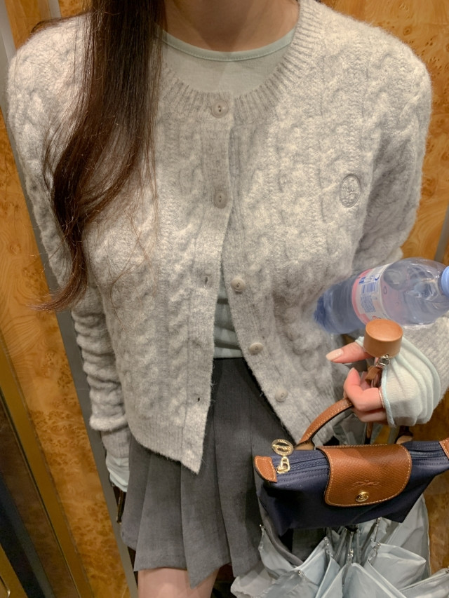 ✨후기극찬!💕URBANE MADE💕 조이 크롭 케이블 알파카 꽈배기 가디건 (3c) 상세 이미지 203