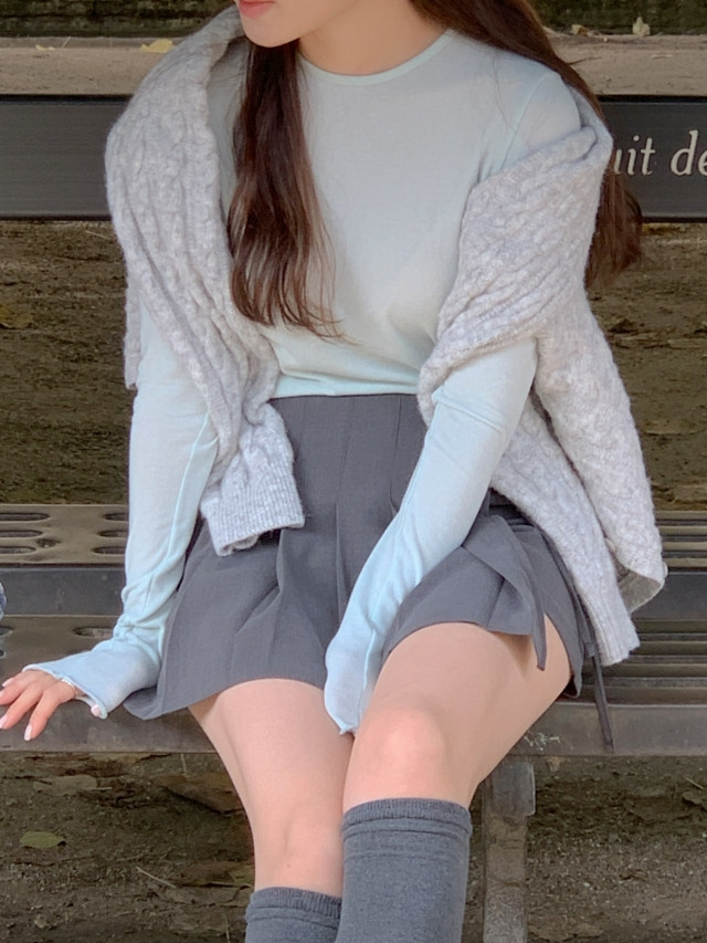 ✨후기극찬!💕URBANE MADE💕 조이 크롭 케이블 알파카 꽈배기 가디건 (3c) 상세 이미지 240