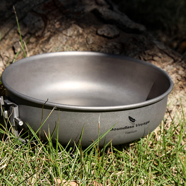 티타늄 후라이팬 캠핑 백패킹 프라이팬 테팔팬 키녹스 식기