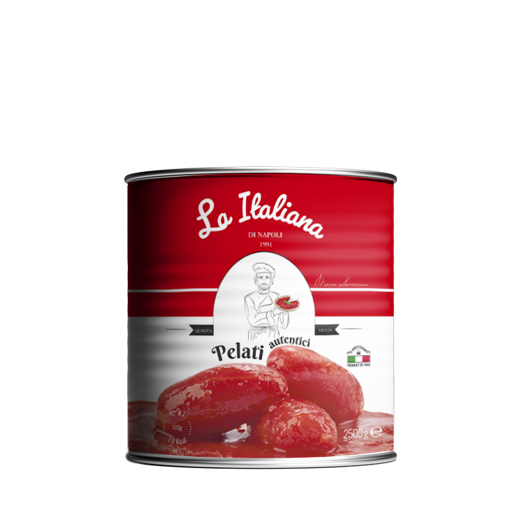 라이탈리아나 이탈리아 나폴리 저칼로리 토마토 홀 통조림 400g, 1개 - 상품 이미지