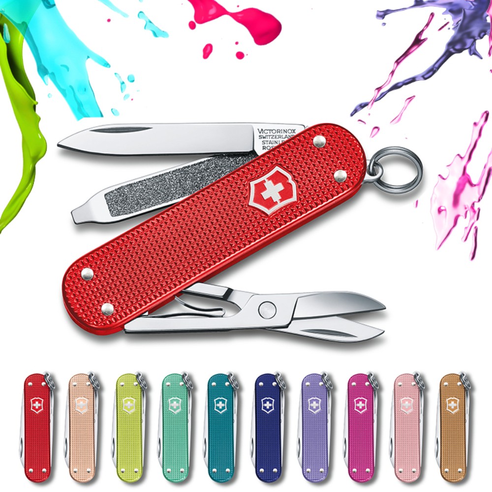 VICTORINOX 빅토리녹스 클래식 ALOX 폴딩 나이프 접이식 멀티툴 캠핑 아웃도어 - 상품 이미지