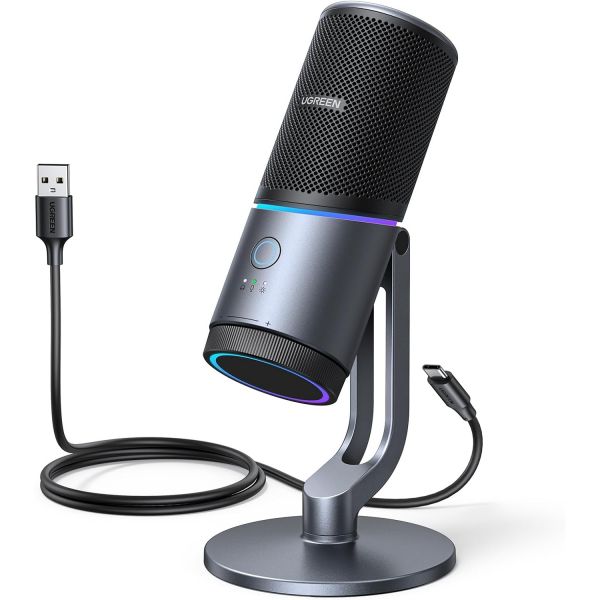 UGREEN USB 마이크 RGB 조명 24bit/96kHz 모델 35629 스트리밍/게임/녹음용 : 엄마직구17