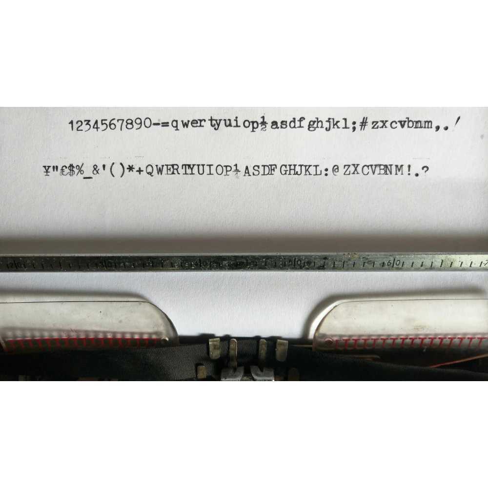 영문 타자기 수동 앤틱 레트로 클래식 장식품 카페 - 상세 이미지 4