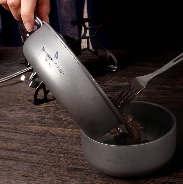 티타늄 후라이팬 캠핑 백패킹 프라이팬 테팔팬 키녹스 식기