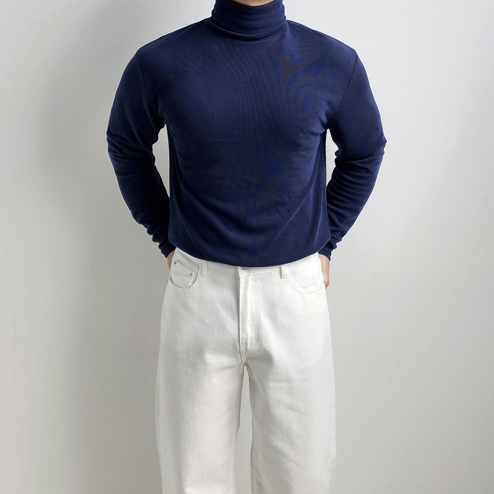 1+1 남자목티 남성폴라티 - 상세 이미지 4