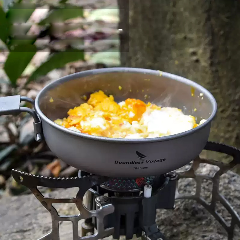 티타늄 후라이팬 캠핑 백패킹 프라이팬 테팔팬 키녹스 식기