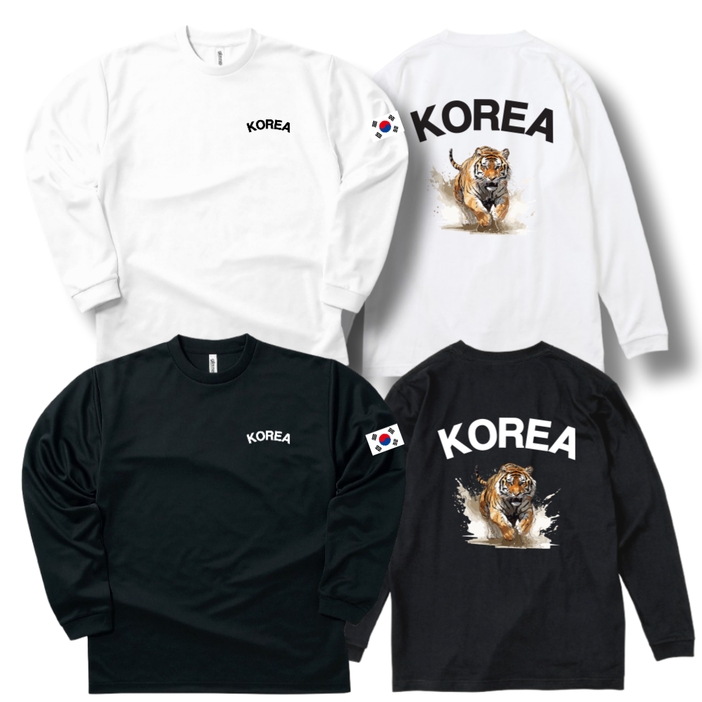 KOREA TIGER 티셔츠 긴팔버전 - 상품 이미지
