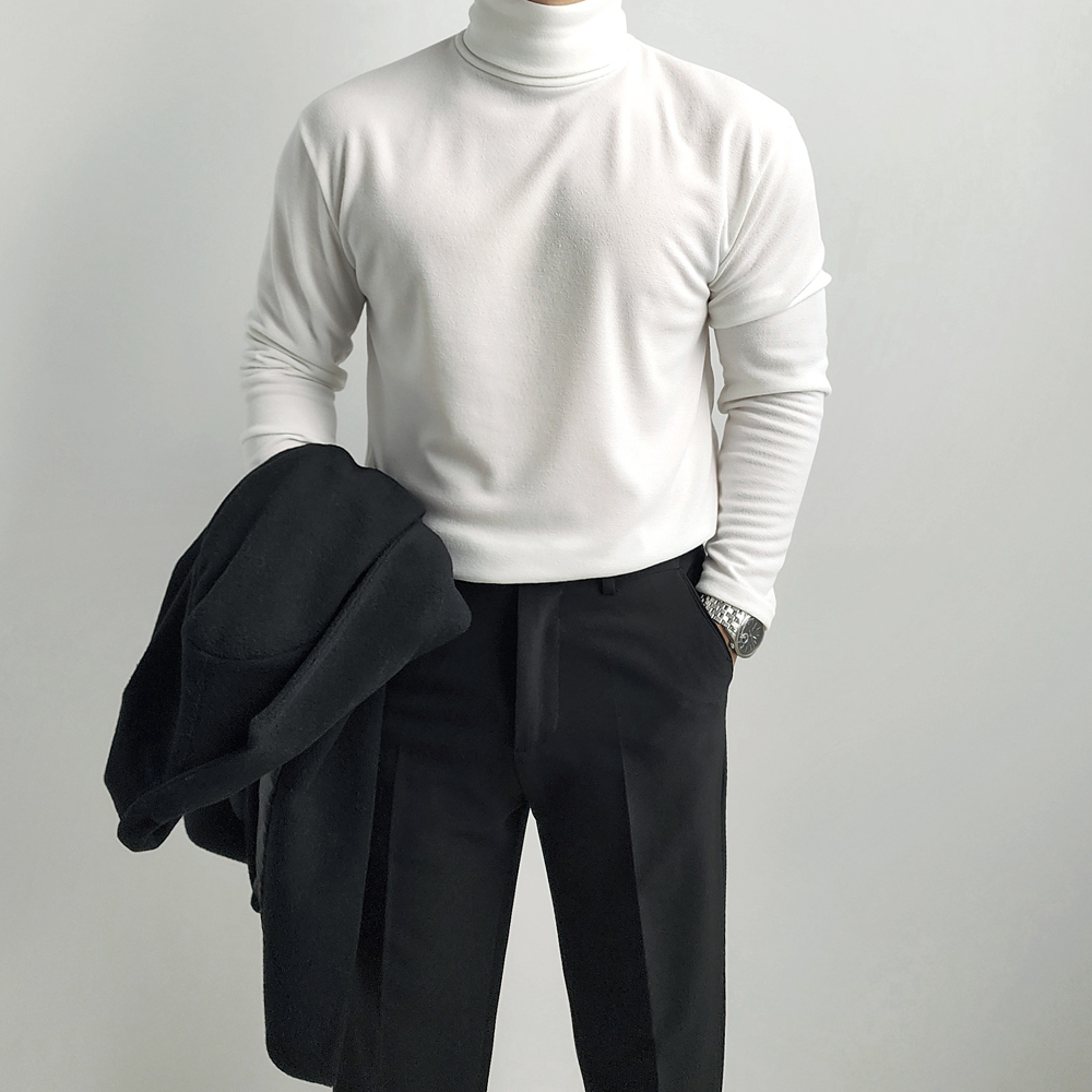 1+1 남자목티 남성폴라티 - 상세 이미지 3