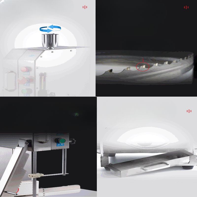 골절기 커팅 상업용 절단기 육절기 정육 발골 업소용 뼈 자동 전기 식당 가정용 스텐 음식 - 상세 이미지 4