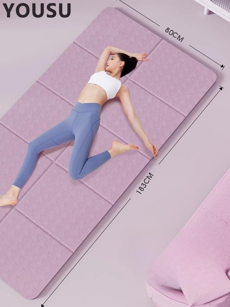 정리가 정말 쉬운 TPE 요가 매트 헬스 매트 미끄럼방지 매트