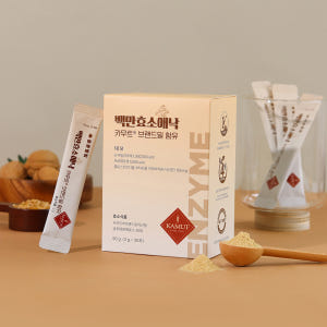 백만효소애낙 카무트 호라산밀 곡물 소화 효소 유산균 발효 카므트 분말 3... 맛있게 먹은 솔직 후기 - 상품 이미지 4