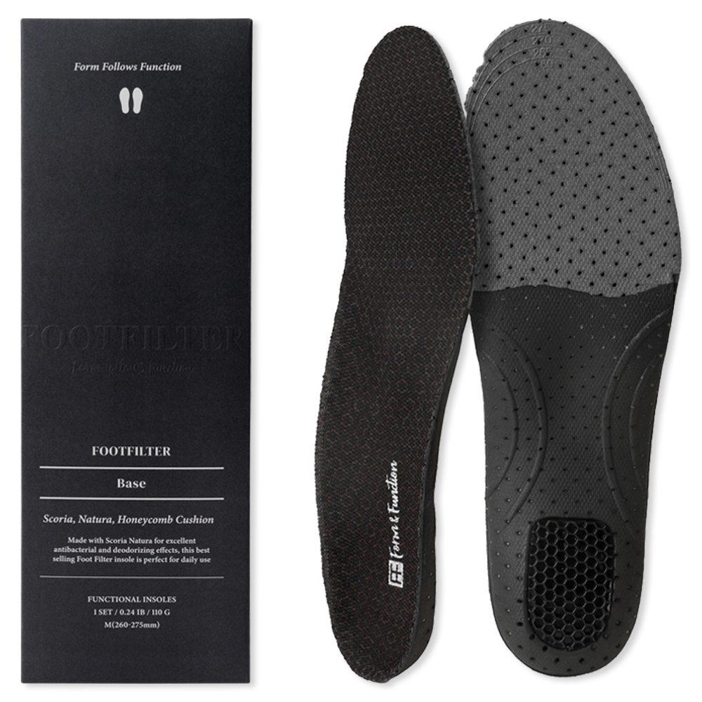 풋필터 베이스 제주화산송이 아치 깔창 기능성 족저근막보호 푹신한 충격흡수