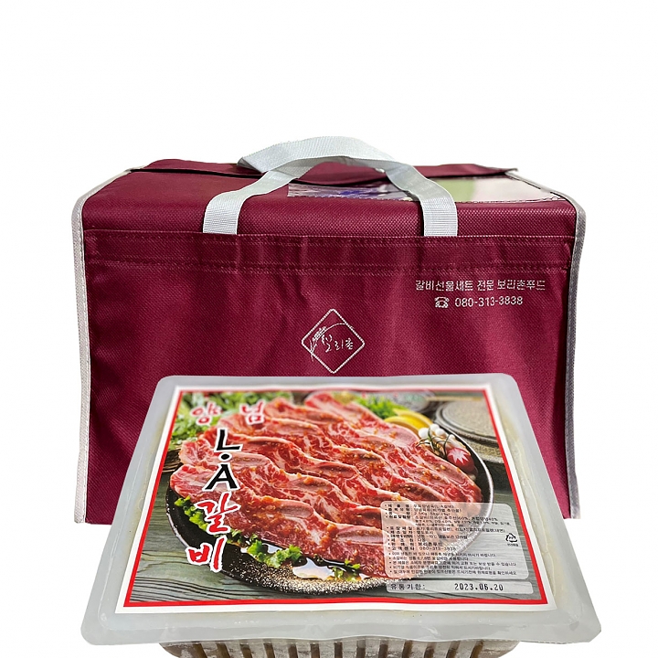 정통 프리미엄 미국산 꽃갈비 양념 LA갈비 5kg 소갈비세트 명절 설날 설 추석 선물용 - 상세 이미지 4